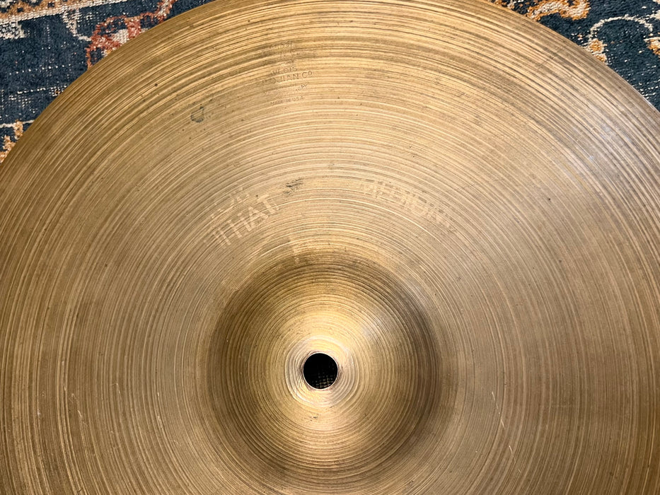 PAPER THIN Complex 1960s Vintage Zildjian 14” Hihats 822 920 g LIGHT