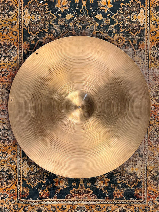 HUGE 2 FOOT VINTAGE Zildjian 1960s 24” LIGHT Ride Sizzle 3798 g Shimmering