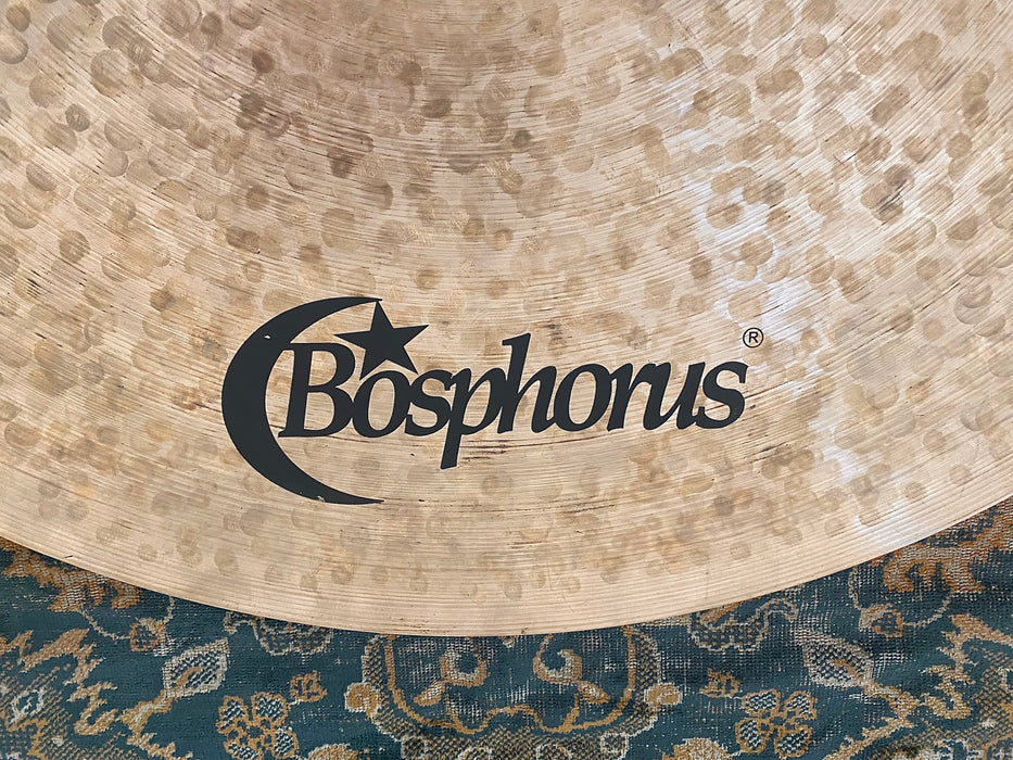 26” of BLISS! MASSIVE UNIQUE Bosphorus 26” GOLDEN BRUSHED Ride Crash 4214 g