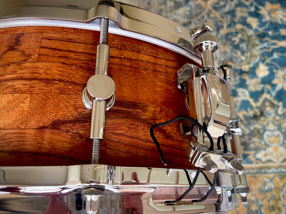 RARE CANOPUS Limited 30 ROSEWOOD Block Segment 5.5” X 14” Snare CLEAN