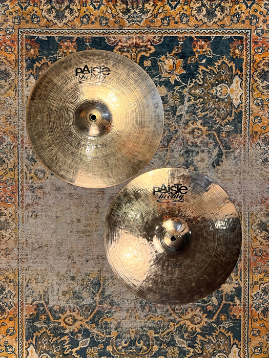 No Longer Made BRILLIANT Paiste Twenty Custom FULL Hihats 1032 1319 g