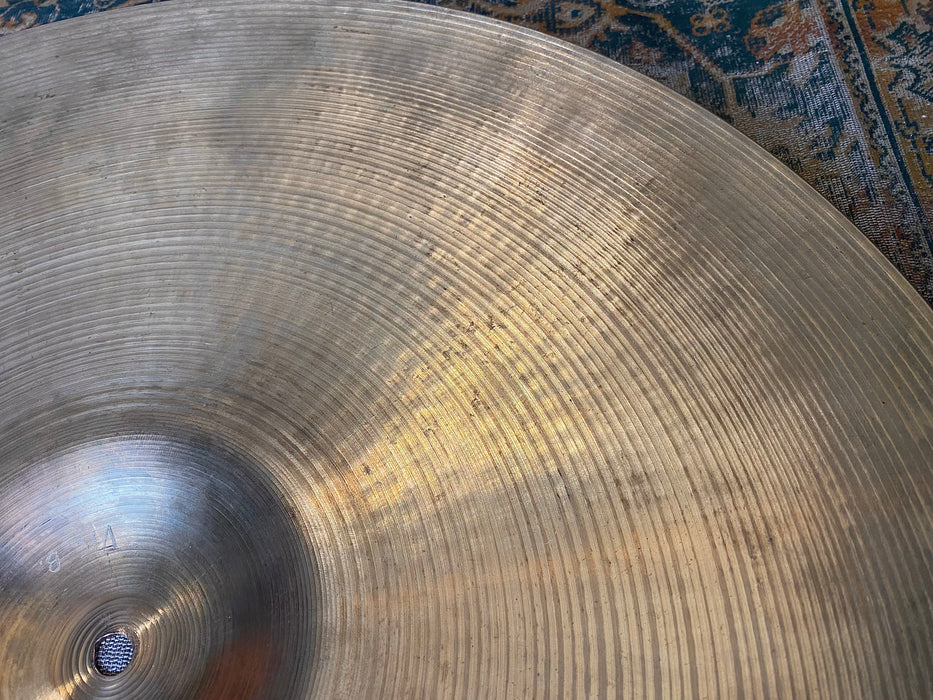Dark DRY 1960s Vintage Zildjian 22” Ride 3732 g Fantastic