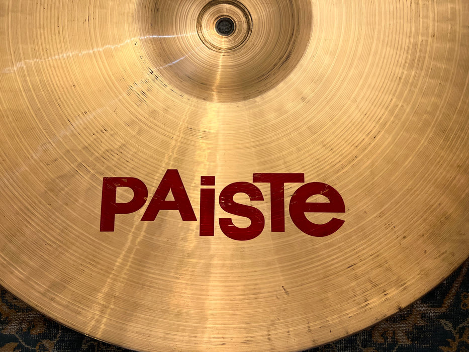 CLEAN Paiste 2002 22” POWER RIDE 3545 g Magnificent BELL